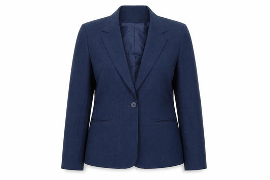 Ellie Louise Womens Blue Polyester Jacket Suit Size 16