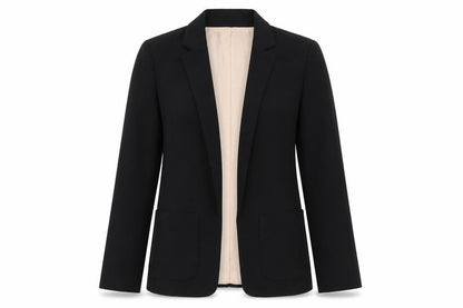River Island Womens Black Polyester Jacket Blazer Size 8