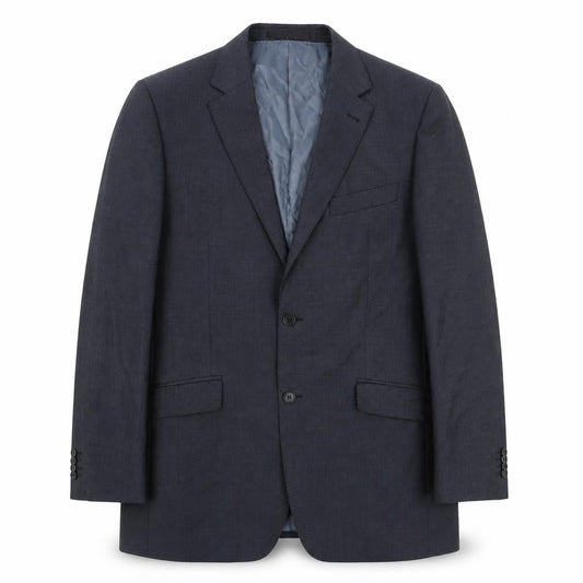 Balmain Mens Grey Wool Jacket Suit Jacket Size 40 Regular