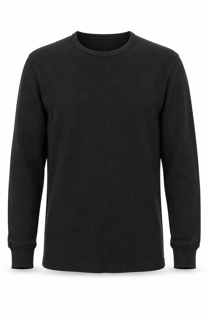 UW Mens Black Cotton Pullover Sweatshirt Size M Pullover