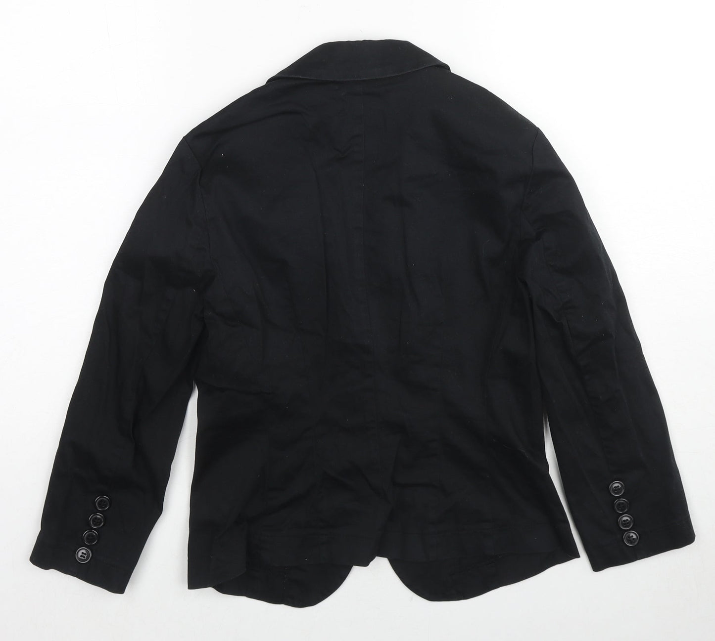 Terranova Womens Black Jacket Blazer Size S Button