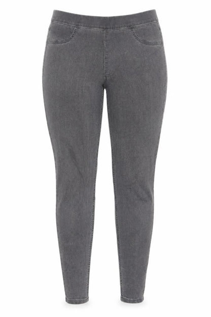 Marks & Spencer Womens Grey Cotton Jegging Jeans Size 10 L26.5 in Regular