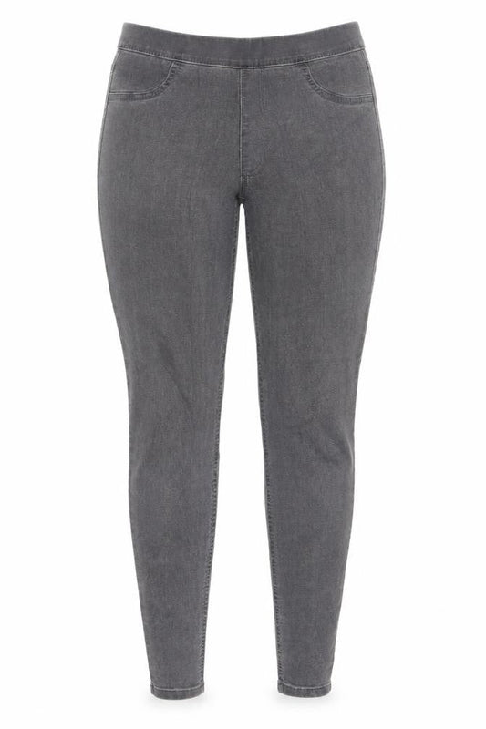 Marks & Spencer Womens Grey Cotton Jegging Jeans Size 10 L26.5 in Regular
