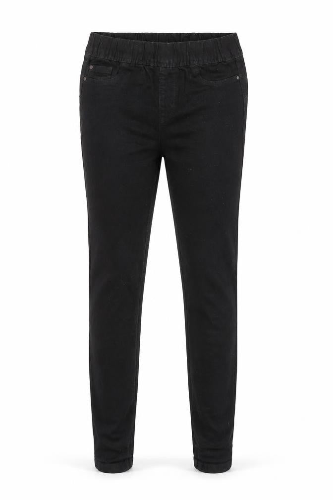 Denim & Co. Womens Black Cotton Jegging Jeans Size 8 L29 in Regular