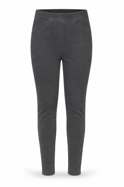 Marks & Spencer Womens Grey Cotton Jegging Jeans Size 8 L28 in Regular