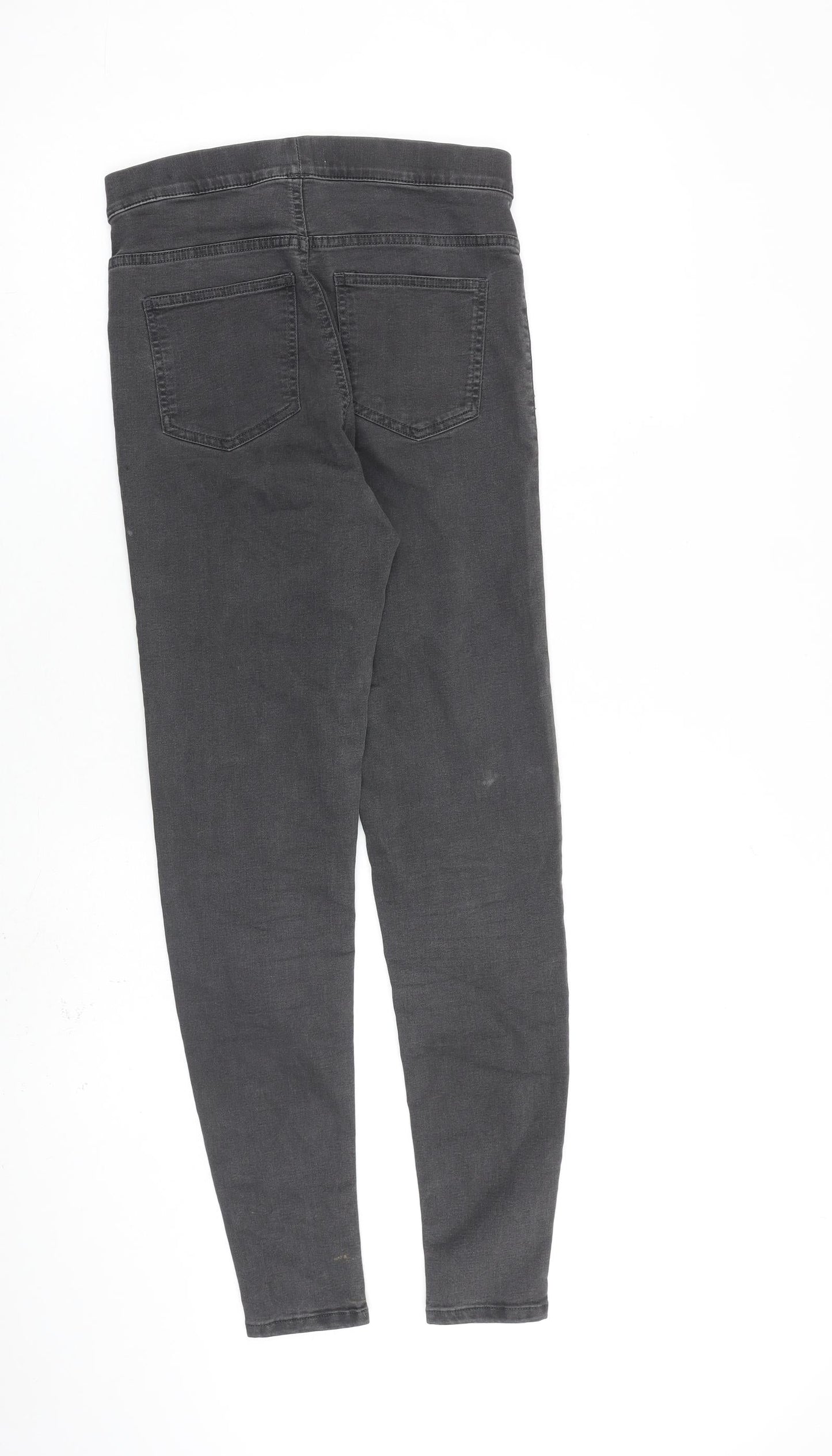 Marks and Spencer Womens Grey Cotton Jegging Jeans Size 8 L28 in Regular