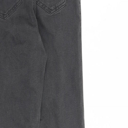 Marks & Spencer Womens Grey Cotton Jegging Jeans Size 8 L28 in Regular