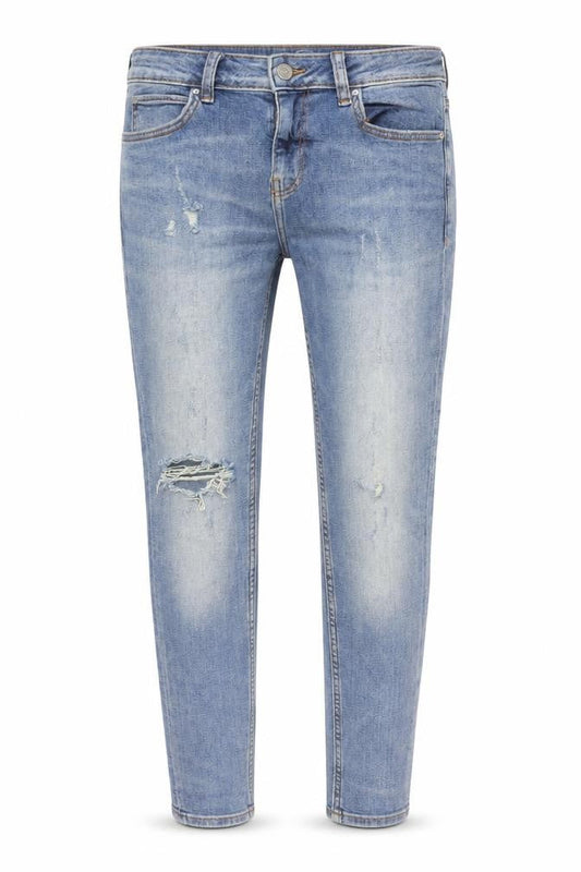 ASOS Womens Blue Cotton Skinny Jeans Size 28 in L30 in Regular Zip