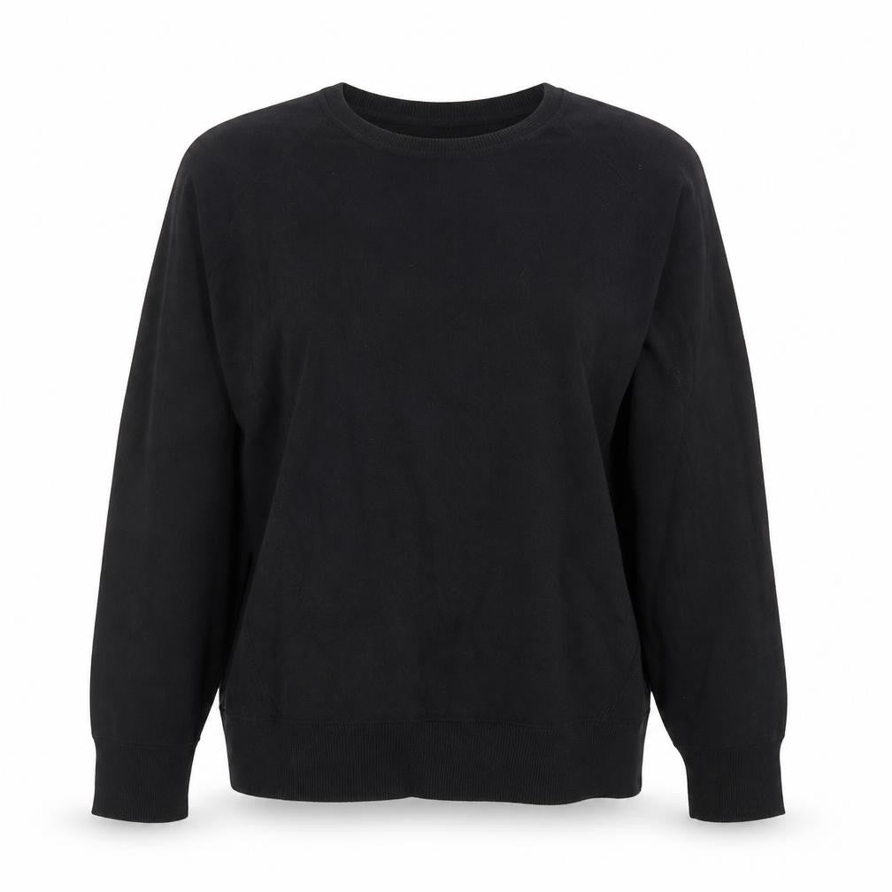 Zara Womens Black Round Neck Acrylic Pullover Jumper Size M