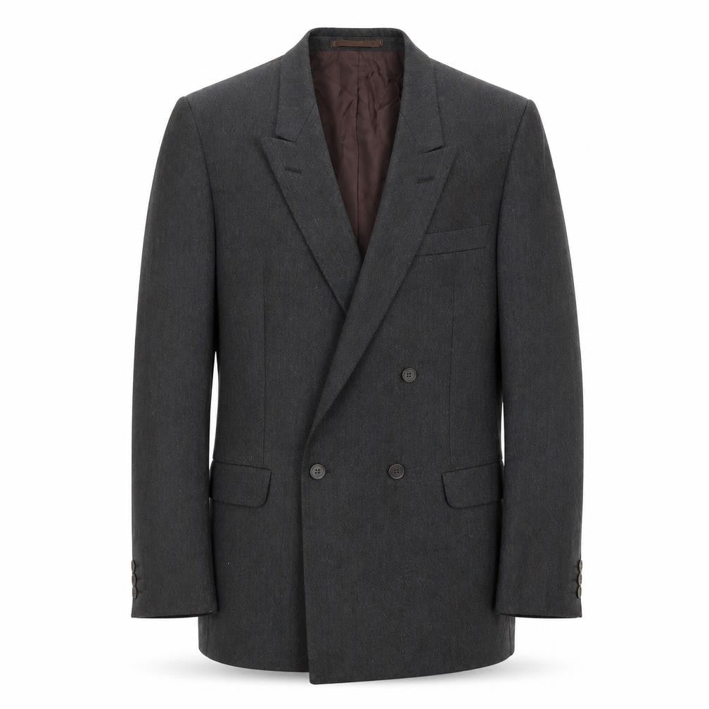 Fariani Mens Brown Polyester Jacket Suit Jacket Size 40 Regular