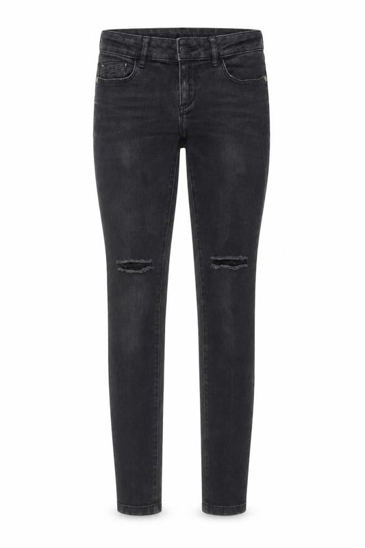 Zara Womens Grey Cotton Skinny Jeans Size 6 L28 in Regular Button