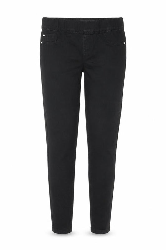Denim & Co. Womens Black Cotton Jegging Jeans Size 12 L29 in Regular