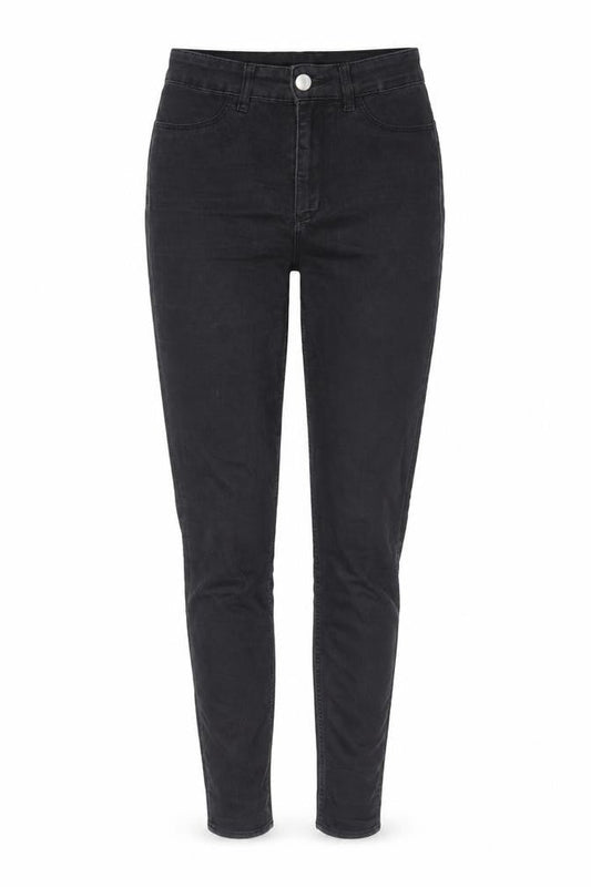 H&M Womens Black Cotton Skinny Jeans Size 6 L30 in Regular Zip