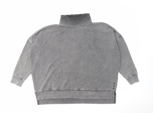 PINK Womens Grey Cotton Pullover Sweatshirt Size XS Pullover