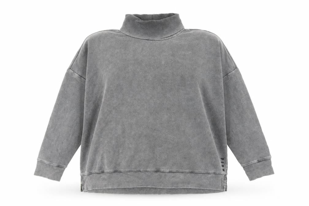 PINK Womens Grey Cotton Pullover Sweatshirt Size XS Pullover