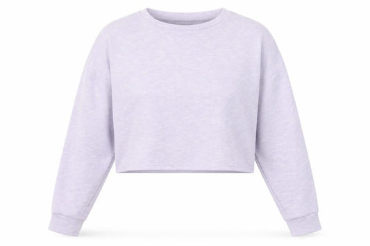 New Look Womens Purple Round Neck Polyester Pullover Jumper Size S