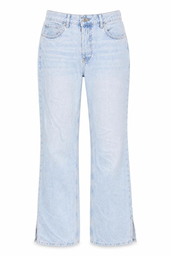 Denim & Co. Womens Blue Cotton Bootcut Jeans Size 12 L32 in Regular Button