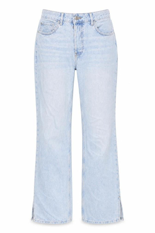 Denim & Co. Womens Blue Cotton Bootcut Jeans Size 12 L32 in Regular Button
