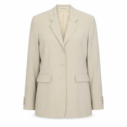 St Michael Womens Ivory Jacket Blazer Size 12 Button