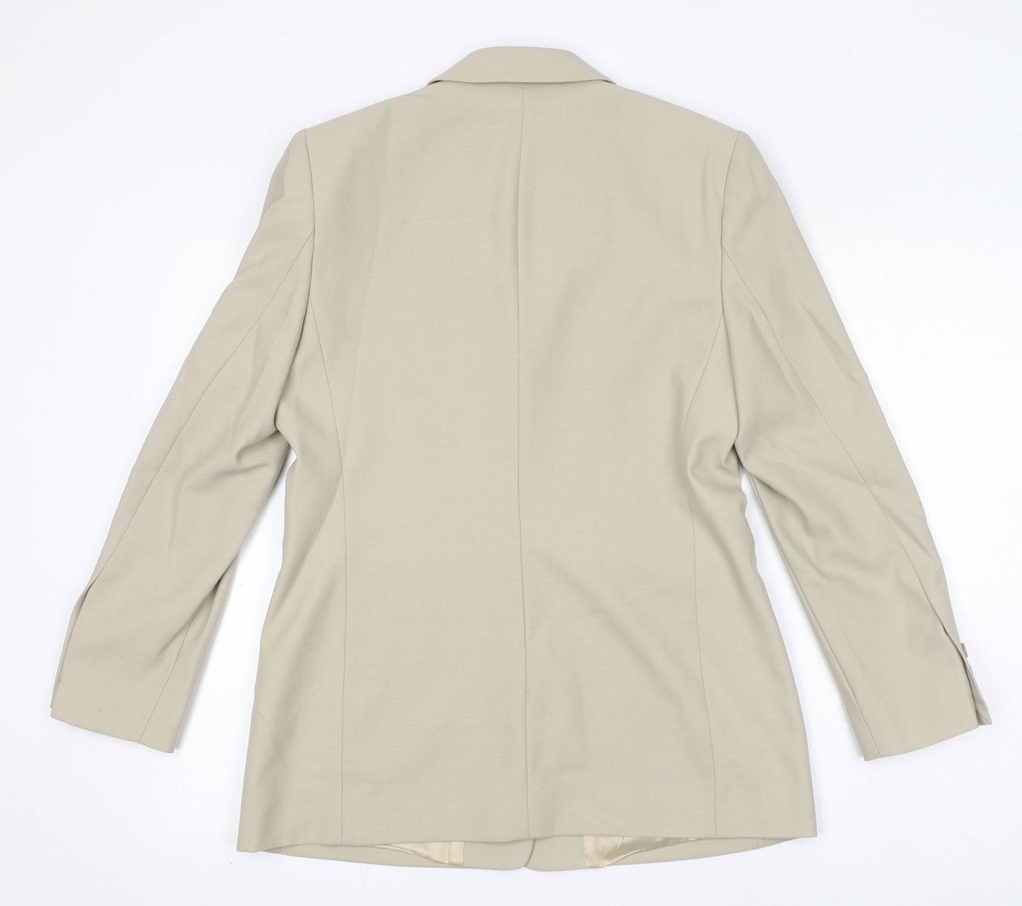 St Michael Womens Ivory Jacket Blazer Size 12 Button