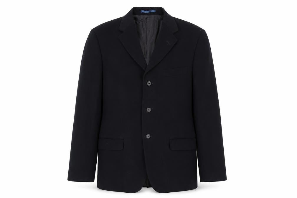 Marks & Spencer Mens Blue Cotton Jacket Suit Jacket Size 40 Regular