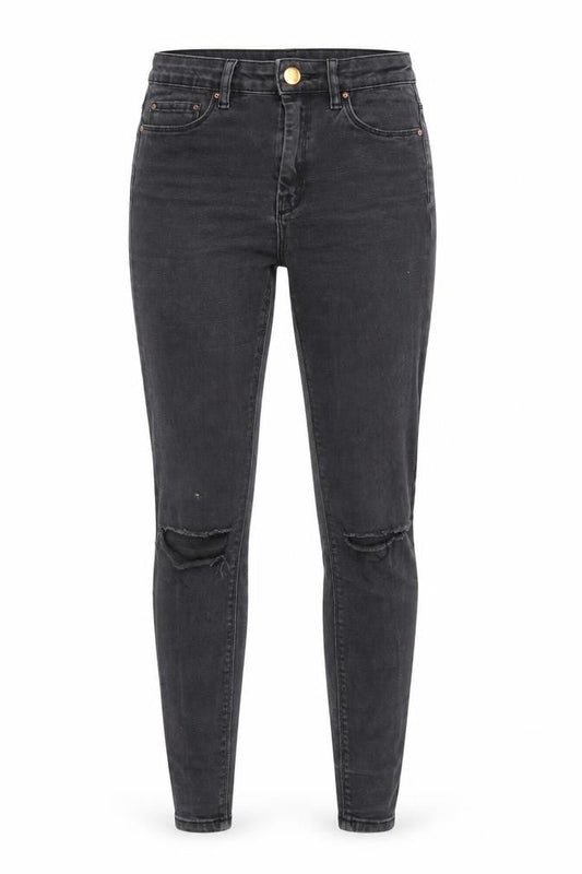 ASOS Womens Black Cotton Skinny Jeans Size 26 in L32 in Regular Zip