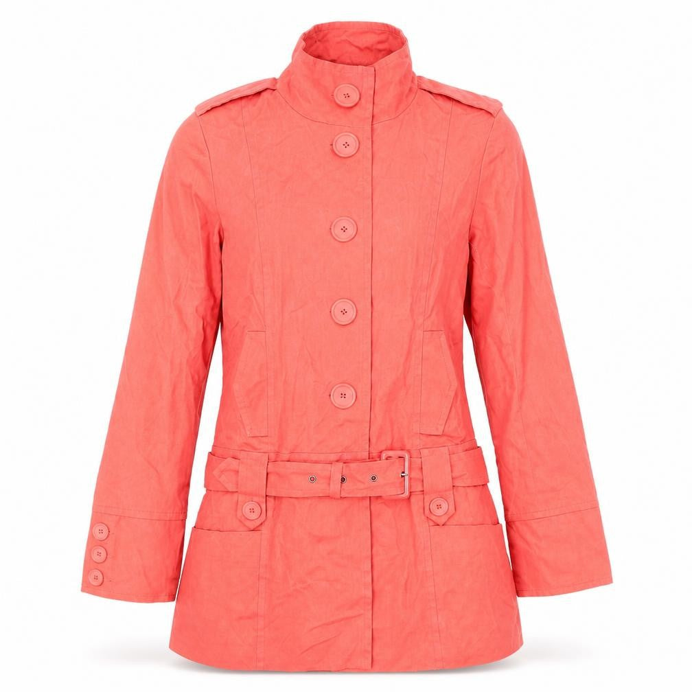 New Look Womens Pink Jacket Size 14 Button