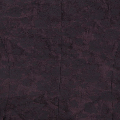 Country Casuals Womens Purple Geometric Jacket Blazer Size 10 Button