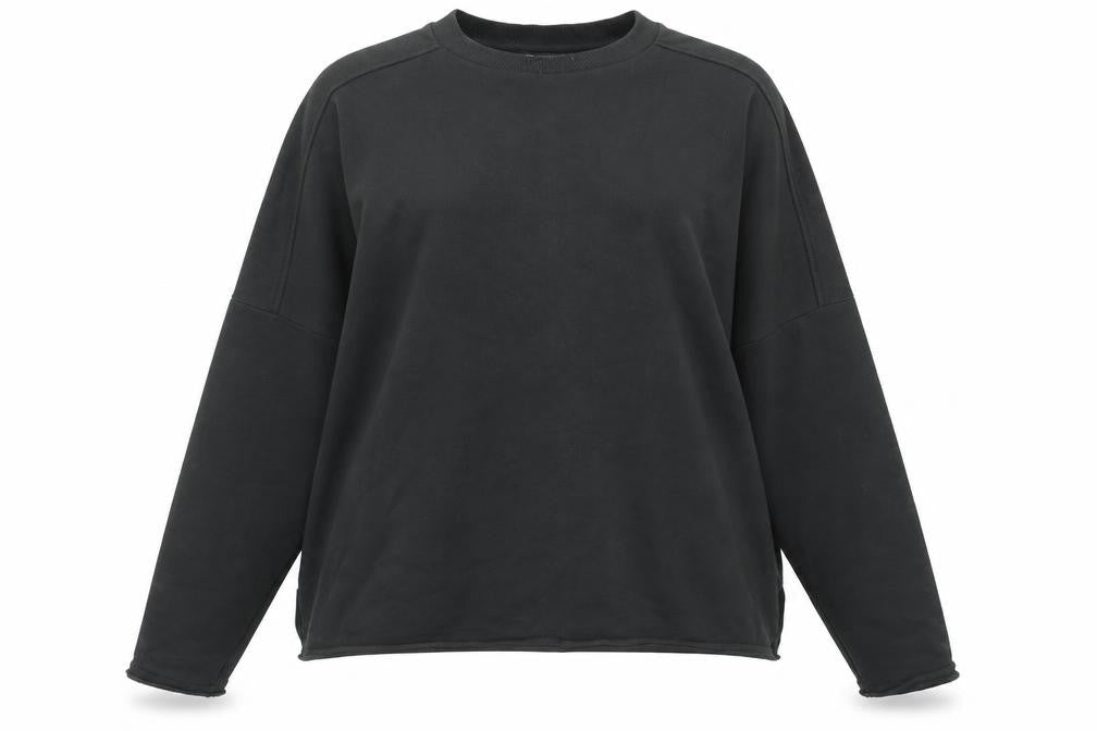 ASOS Womens Black Cotton Pullover Sweatshirt Size S Pullover