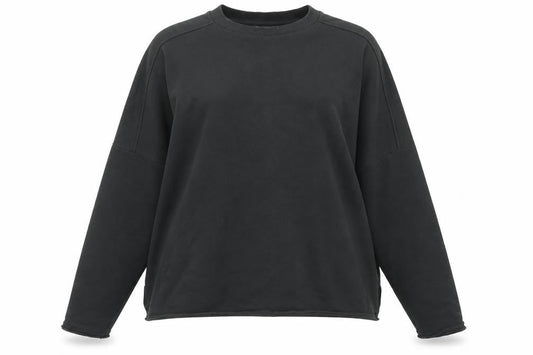 ASOS Womens Black Cotton Pullover Sweatshirt Size S Pullover