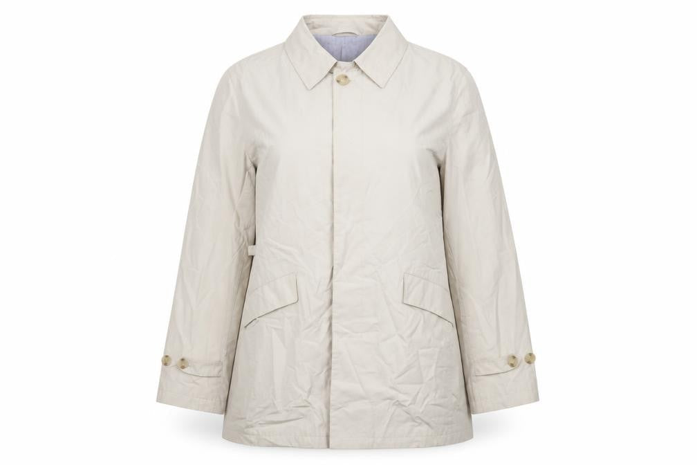 Autograph Womens Beige Jacket Size L Button