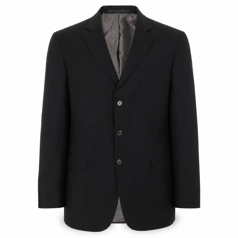 Marks & Spencer Mens Black Polyester Jacket Suit Jacket Size M Regular