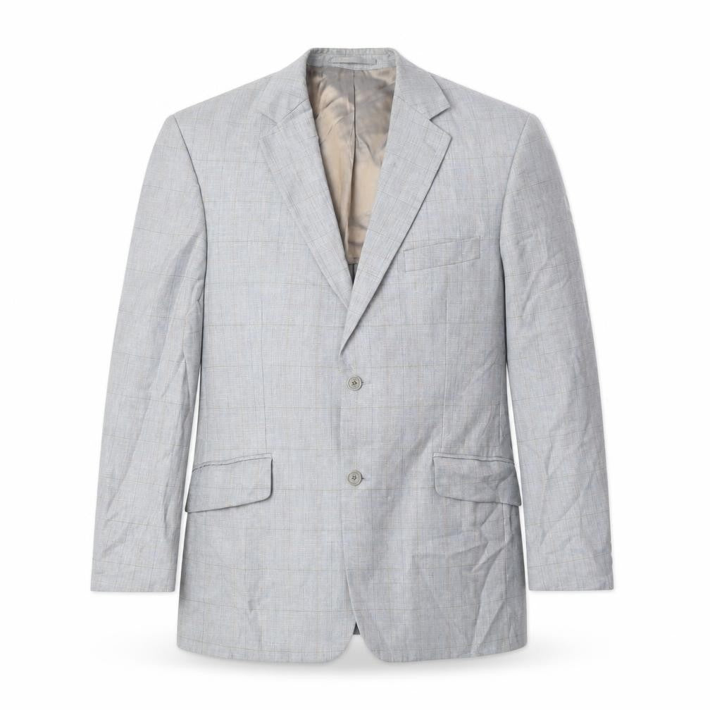 Di Caprio Mens Blue Wool Jacket Suit Jacket Size 42 Regular