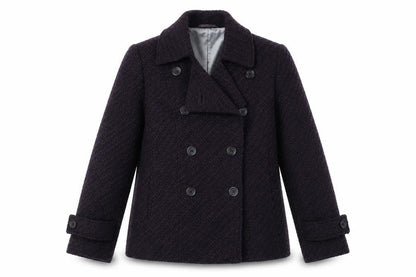 Per Una Womens Purple Geometric Jacket Blazer Size 12 Button