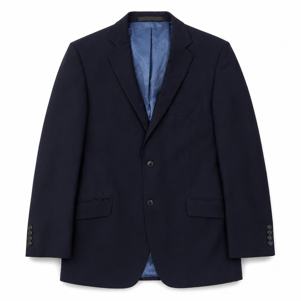 Marks & Spencer Mens Blue Wool Jacket Suit Jacket Size M Regular
