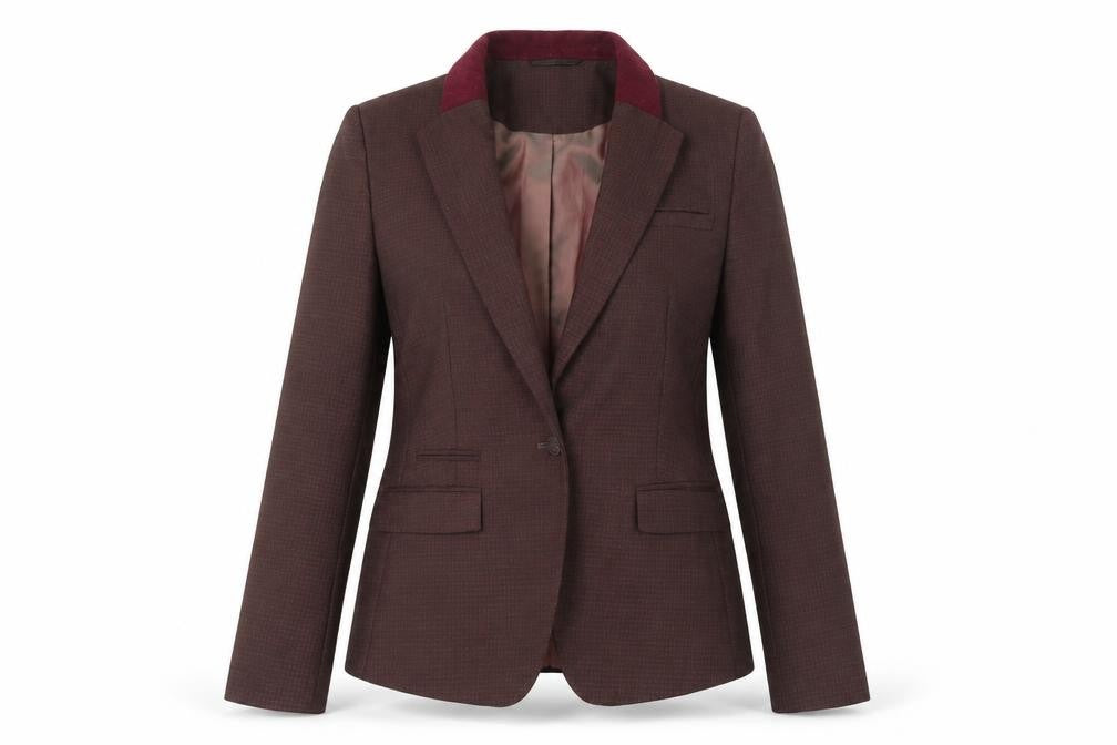 NEXT Womens Purple Polyester Jacket Blazer Size 12