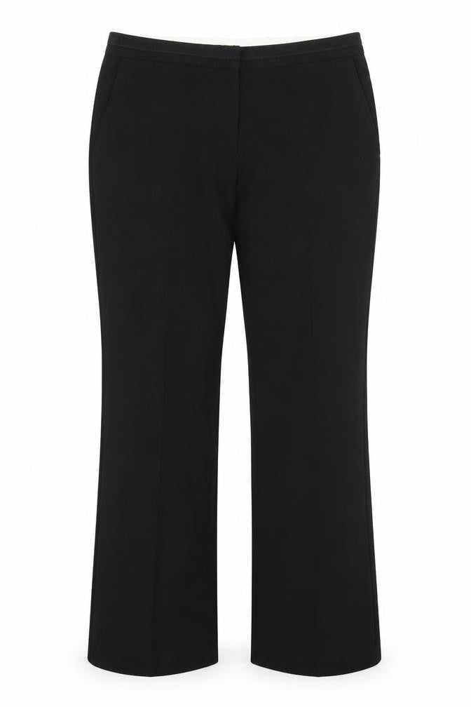 Next Womens Black Polyester Dress Pants Trousers Size 12 L28 in Regular Zip