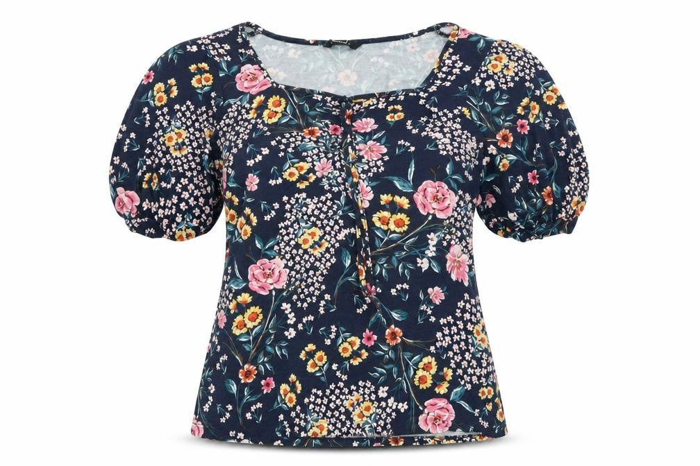 Roman Womens Multicoloured Floral Viscose Basic Blouse Size 12 Sweetheart