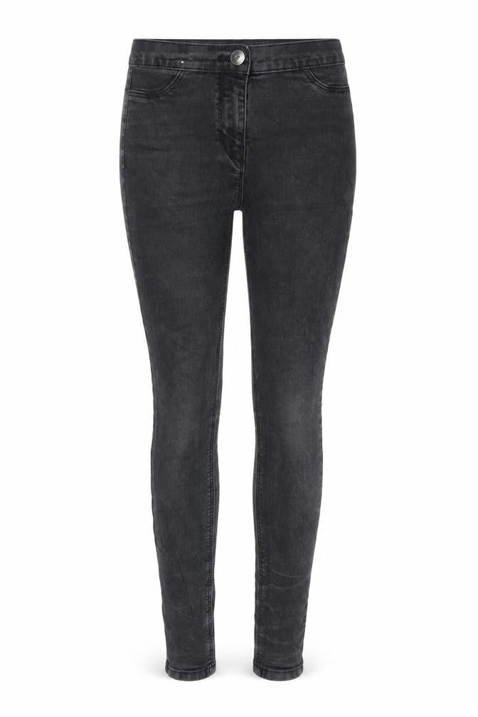Nutmeg Womens Black Cotton Skinny Jeans Size 10 L27 in Regular Zip