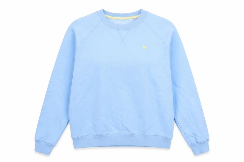 Jack Wills Womens Blue Cotton Pullover Sweatshirt Size 6 Pullover