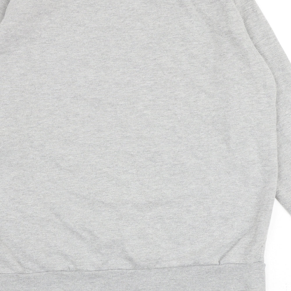 Stranger Things Mens Grey Cotton Pullover Sweatshirt Size XS