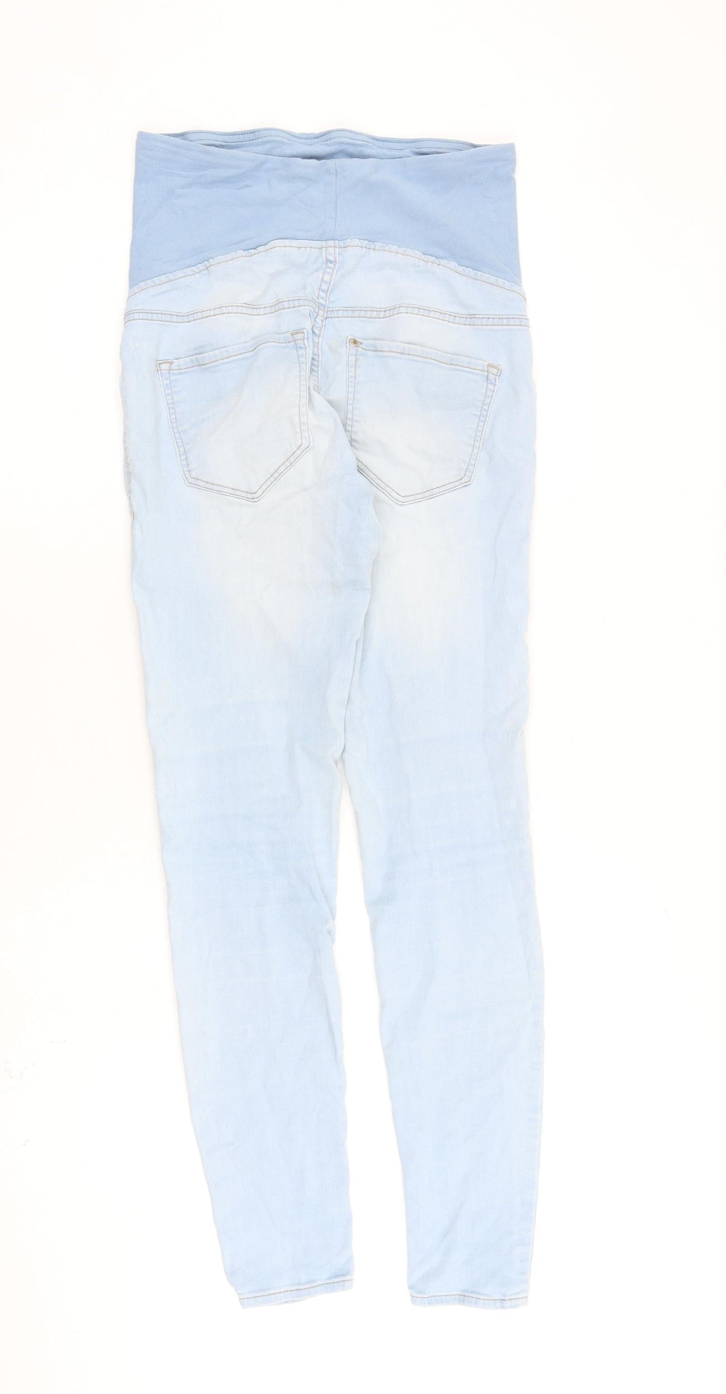 H&M Womens Blue Cotton Jegging Jeans Size 10 L29 in Regular