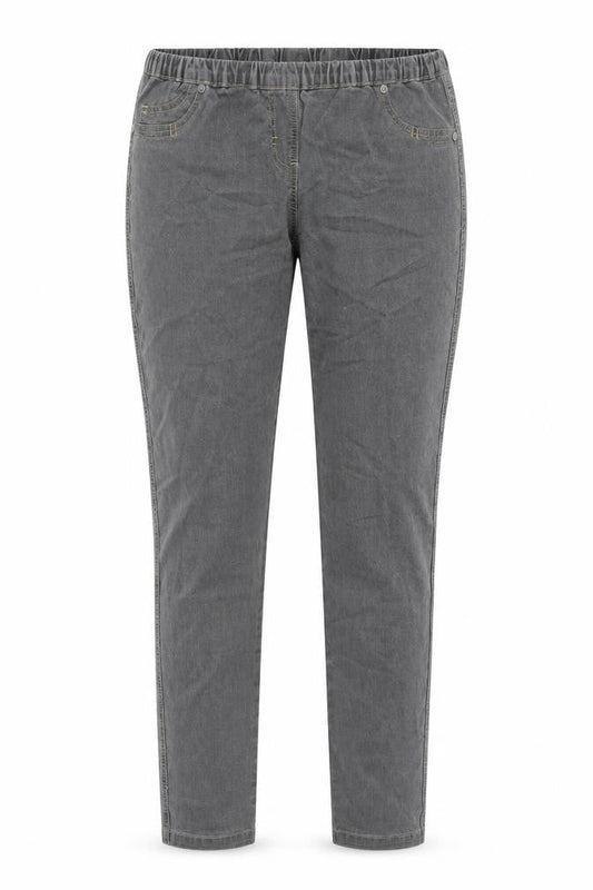 Red Herring Womens Grey Cotton Jegging Jeans Size 14 L29 in Regular