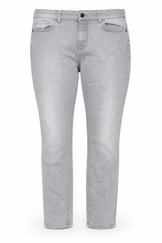 Autograph Womens Grey Cotton Skinny Jeans Size 14 L29 in Regular Zip