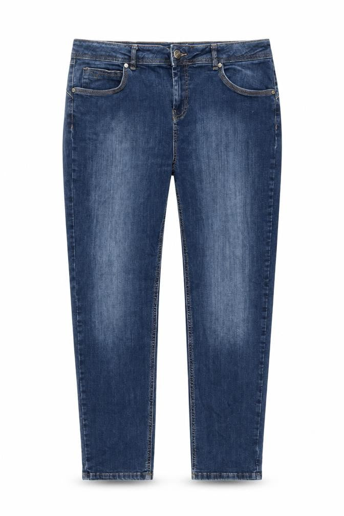 Per Una Womens Blue Cotton Skinny Jeans Size 34 in L27 in Regular Zip