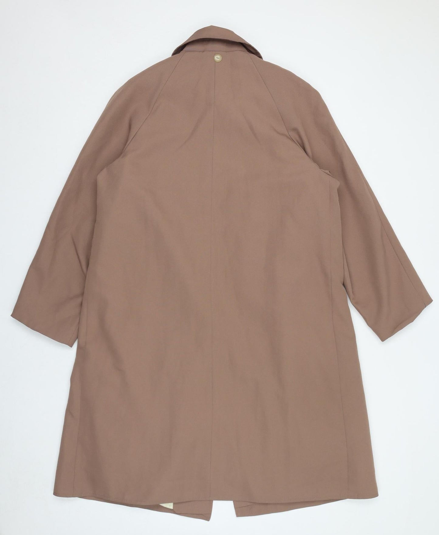 Sartor Womens Beige Overcoat Coat One Size Button