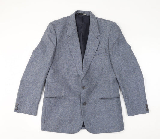 Hepworths Mens Blue Jacket Blazer One Size Button
