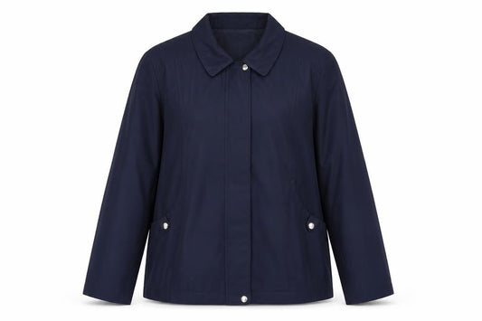 Classics Womens Blue Jacket Size L Zip