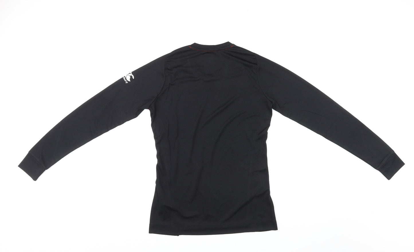 Canterbury Womens Black Polyester Basic Casual Size 8 Round Neck Pullover - Lions