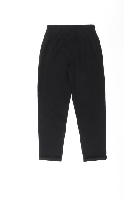 Stradivarius Womens Black Polyester Dress Pants Trousers Size S L25 in Regular